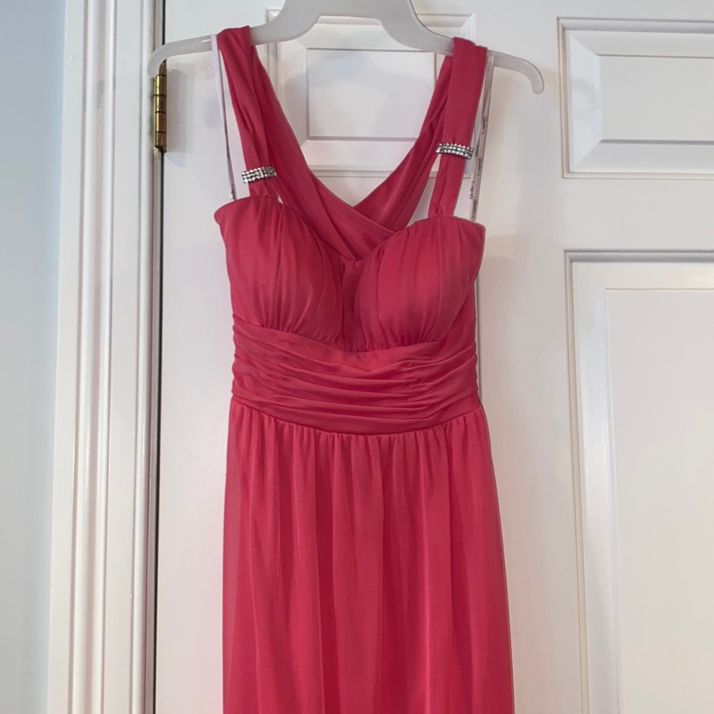 Pink long dress